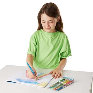 Melissa & Doug Large Paint Brush Set With 4 Kids' Paint Brushes