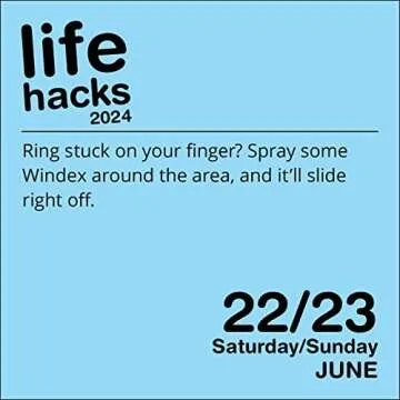 Life Hacks 2024 Day-to-Day Calendar: Tips, Tricks, and Daily DIYs to Make Your Life a Little More Awesome
