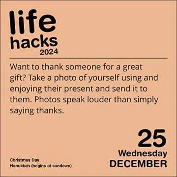 Life Hacks 2024 Day-to-Day Calendar: Tips, Tricks, and Daily DIYs to Make Your Life a Little More Awesome