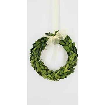Tradingsmith Preserved Boxwood Wreaths - Rustic Decor