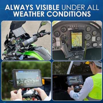 TRIPLTEK 9 PRO Ultra Bright 1300 nits, 12GB RAM, Android 12, LTE Unlocked, HDMI, Rugged Military Con...