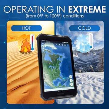 TRIPLTEK 9 PRO Ultra Bright 1300 nits, 12GB RAM, Android 12, LTE Unlocked, HDMI, Rugged Military Construction, Waterproof IP68, Brightest Tablet/Phone on The Market