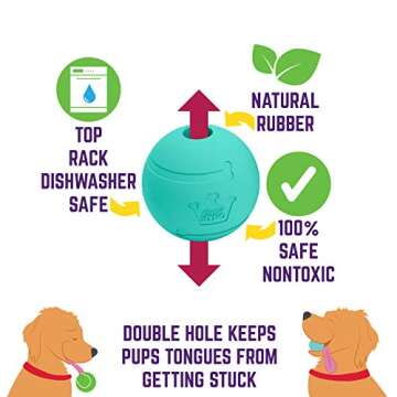 Chew King Dog Fetch Balls for All Breed Sizes