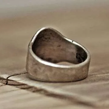 St. Christopher Protection Silver Ring for Travelers