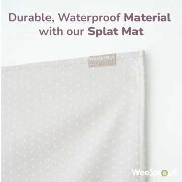 WeeSprout Baby Splat Mat - Large, Durable, Non-Slip
