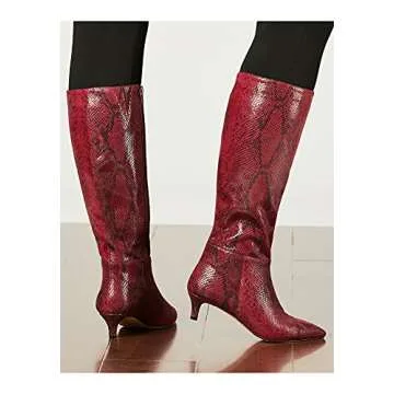 Comfortview Poloma Wide Calf Boot Tall Knee High Low Heel Women's Winter Shoes (Wide Widths Available)