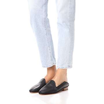 Soludos Women's Venetian Loafer Flat, Black, 9.5 B US