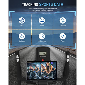 CHAOKE Exercise Bike | Quiet, Adjustable, Home Gym Bike