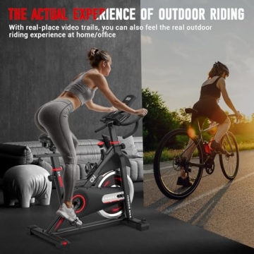 CHAOKE Exercise Bike | Quiet, Adjustable, Home Gym Bike