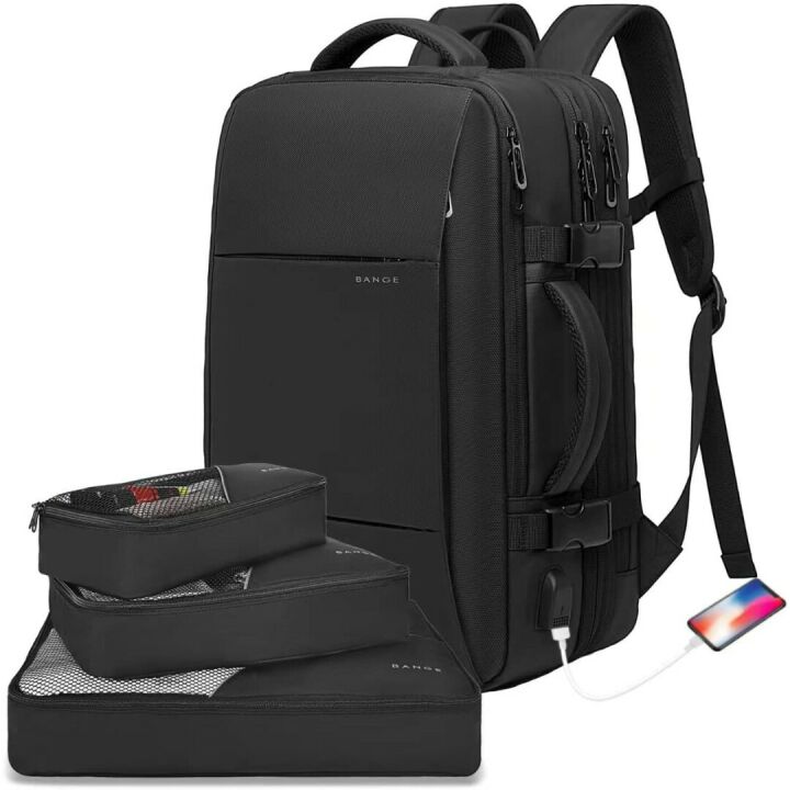 45L Expandable Travel Backpack for Laptops & Gear