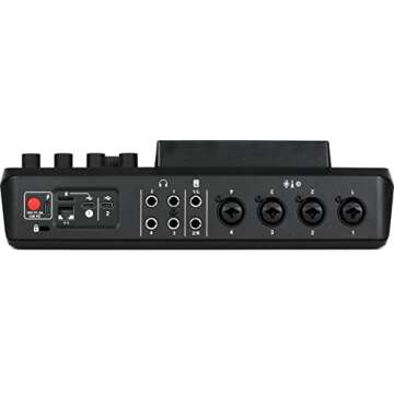 Rode Rodecaster Pro II and PodMic Microphone Podcast Bundle, with Professional Headphones, 10' XLR Cable, 128GB SD Card, Boom Arm, and Dust Cover