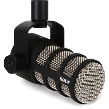 Rode Rodecaster Pro II and PodMic Microphone Podcast Bundle, with Professional Headphones, 10' XLR Cable, 128GB SD Card, Boom Arm, and Dust Cover