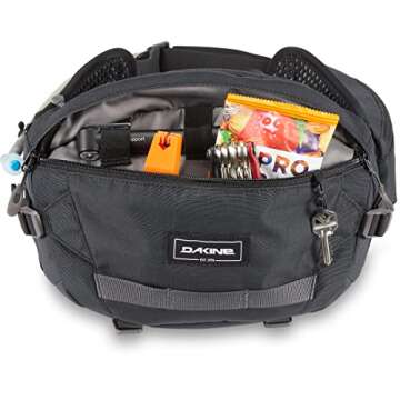 Dakine Hot Laps 5L Black - Versatile Hip Pack for Riders