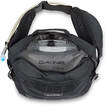 Dakine Hot Laps 5L Black - Versatile Hip Pack for Riders