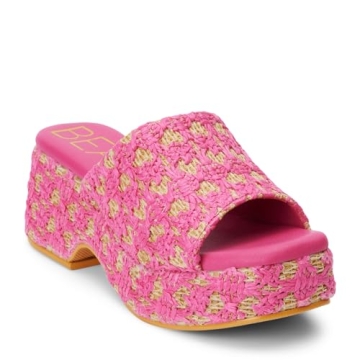 BEACH by Matisse Women's Cruz Block Platform Casual Sandals - Pink - Size 7 M