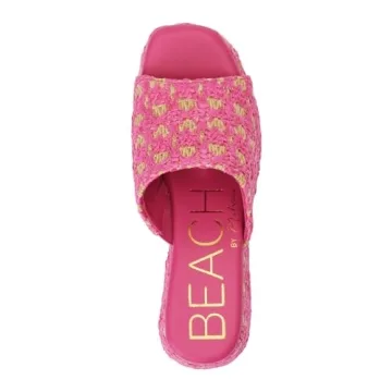BEACH Matisse Cruz Block Platform Sandals - Pink