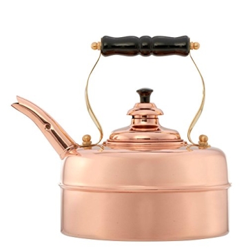 Simplex Kettles Kensington Solid Copper No. 1 Teakettle 1.9 Quart