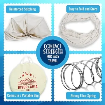 River & Aria Co Baby Play Tunnel – Perfect for Toddlers