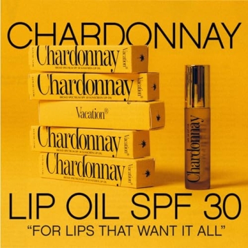Vacation Chardonnay Lip Oil SPF 30 for Gorgeous Lips