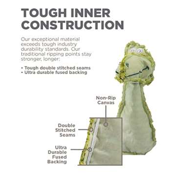 Outward Hound Ranch Roperz Pig Squeaky Dog Toy