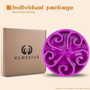 Pet Slow Feeder Dog Bowls for Dog Cats, Bloat Stop Puzzle Bowl Fun Maze Feeder Slow Feeding Anti-Ski...