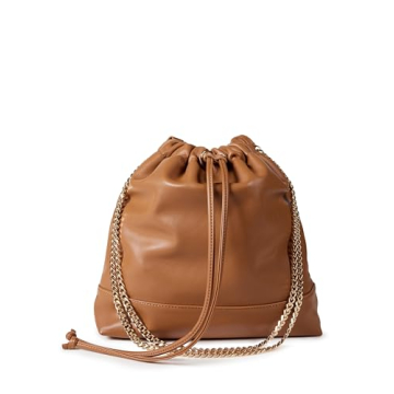 The Drop Women's Nyjah Chain Strap Tote, Cognac, One Size
