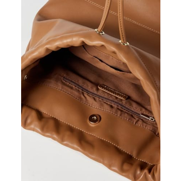 The Drop Women's Nyjah Chain Strap Tote, Cognac, One Size