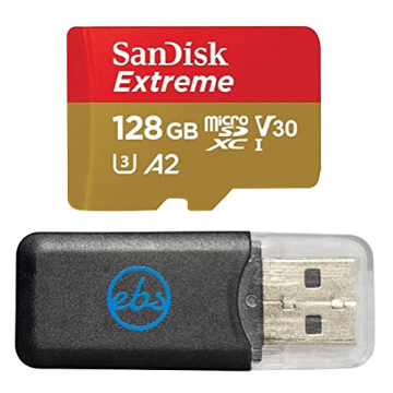 SanDisk Extreme 128GB Micro SD Memory Card for GoPro Hero 9 - Fast, Durable & Reliable