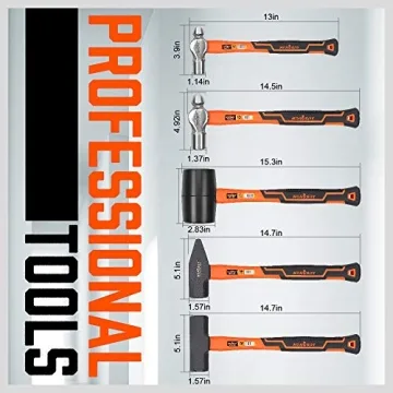 5-Piece Hammer Set - Durable & Versatile Tools