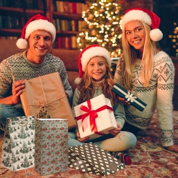 CMUSKO Vintage Christmas Treat Bags for All Occasions