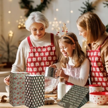 CMUSKO Vintage Christmas Treat Bags for All Occasions