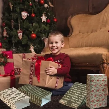 CMUSKO Vintage Christmas Treat Bags for All Occasions