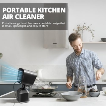 MixBubole Portable Range Hood with Powerful Suction Fan