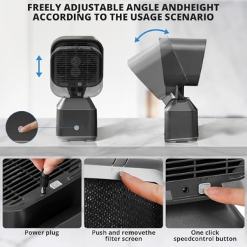 MixBubole Portable Range Hood with Powerful Suction Fan