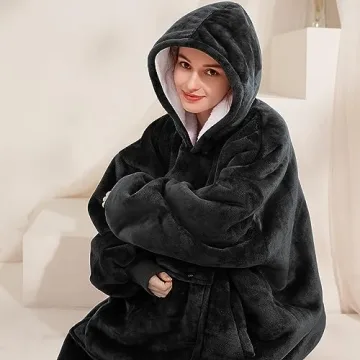 Narecte Cozy Sherpa Blanket Hoodie for All