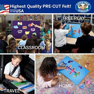 Community Helpers Precut Flannel Figures for Kids