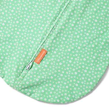 SwaddleMe by Ingenuity Compression Swaddle Pod, Two-Way Zipper for Easy Changes, Improves Sleep & Calms Startle Reflex, 3-6 Months, 2-Pack - Peekaboo Panda