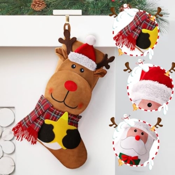 Personalized EverMerry Christmas Stockings Set - 3 PCS