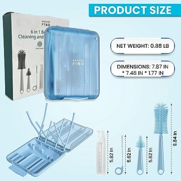 Travel Baby Bottle Cleaning Kit - Convenient & Compact
