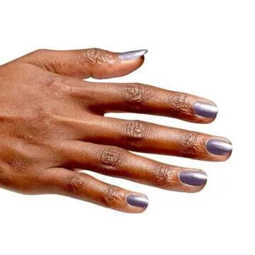 OPI Infinite Shine Funmetal | Opaque Dark Gray Metallic Long Wear Gel Like Nail Polish | Metallic Mega Mix Collection