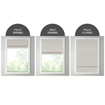 Madison Park Galen Cordless Roman Shades for Stylish Privacy