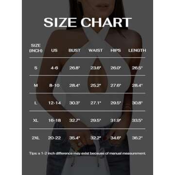 REORIA Women's Sexy Criss Cross Halter Neck Sleeveless Party Club Night Going Out Thong Bodysuits Tops White Large