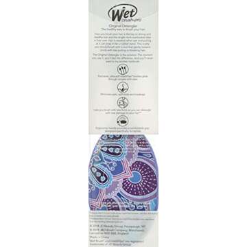 Wet Brush Boho Chic Hair Brush, Purple