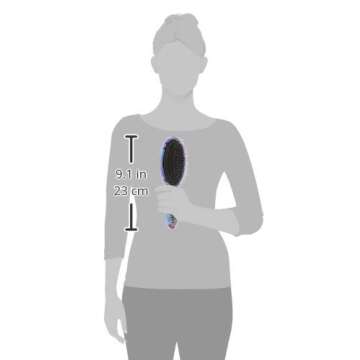 Wet Brush Boho Chic Hair Brush, Purple