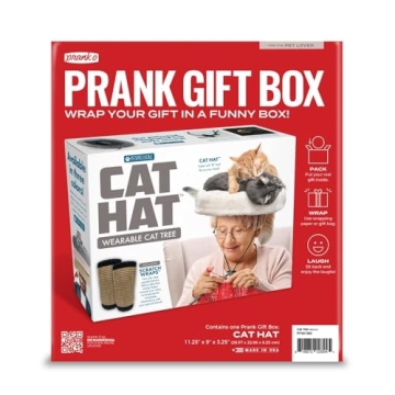 Cat Hat Prank Gift Box for Hilarious Gag Gifts