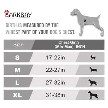 BARKBAY No Pull Dog Harness Front Clip Heavy Duty Reflective Easy Control Handle for Large Dog Walking(Black,XL)