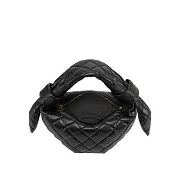 JW PEI Women's Croissant Top Handle Bag (Black)