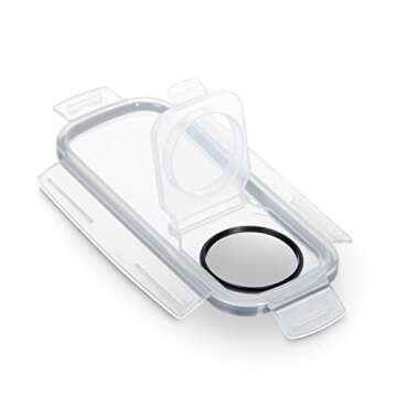 6 Pack Airtight Cereal & Dry Pet Food Storage Container - BPA Free Plastic Kitchen and Pantry Organization Canisters for, Flour, Sugar, Rice, Nuts, Snacks & More (135.5 Oz) Labels & Chalk Marker