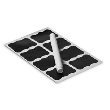 6 Pack Airtight Cereal & Dry Pet Food Storage Container - BPA Free Plastic Kitchen and Pantry Organization Canisters for, Flour, Sugar, Rice, Nuts, Snacks & More (135.5 Oz) Labels & Chalk Marker