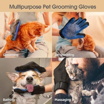 Upgrade Efficient Pet Hair Remover Gloves for Pets